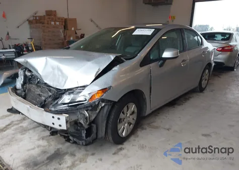 2012 Honda Civic Lx из США, поврежденный, VIN 19XFB2F55CE339674